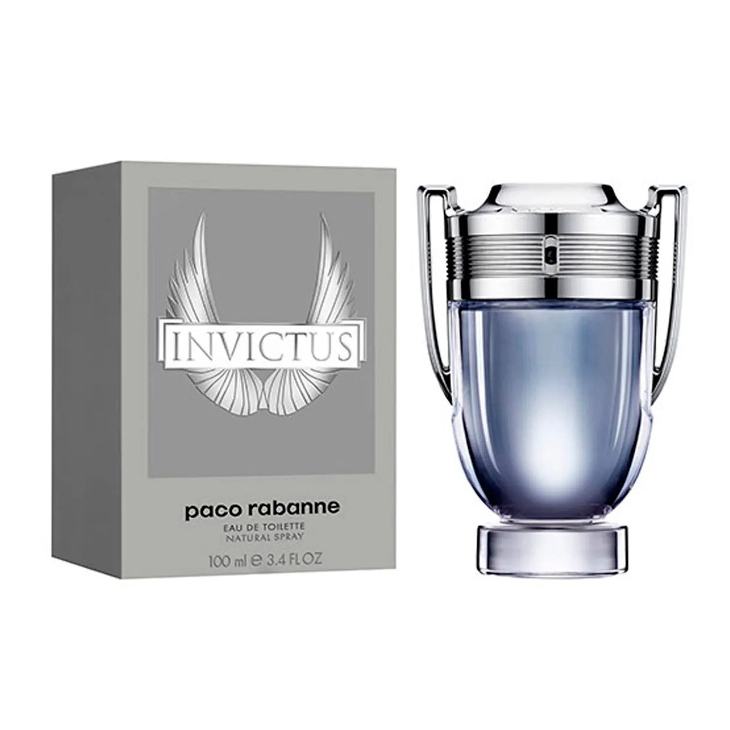 Paco Rabanne Invictus Eau de Toilette 100 ml – Fragancia Masculina de Alto Impacto