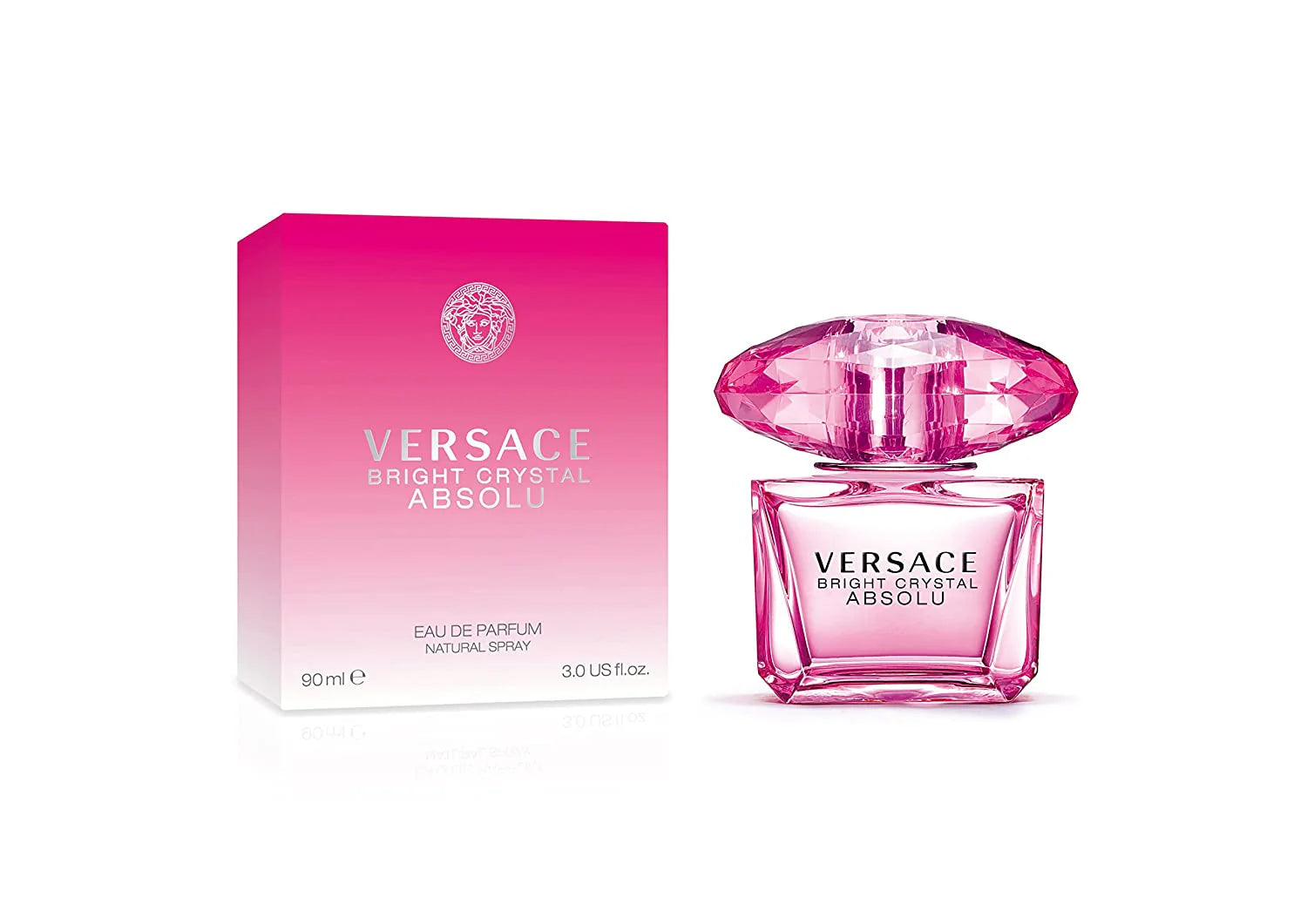 Versace Bright Crystal Absolu Eau de Parfum 90 ml – Fragancia Femenina de Alta Proyección