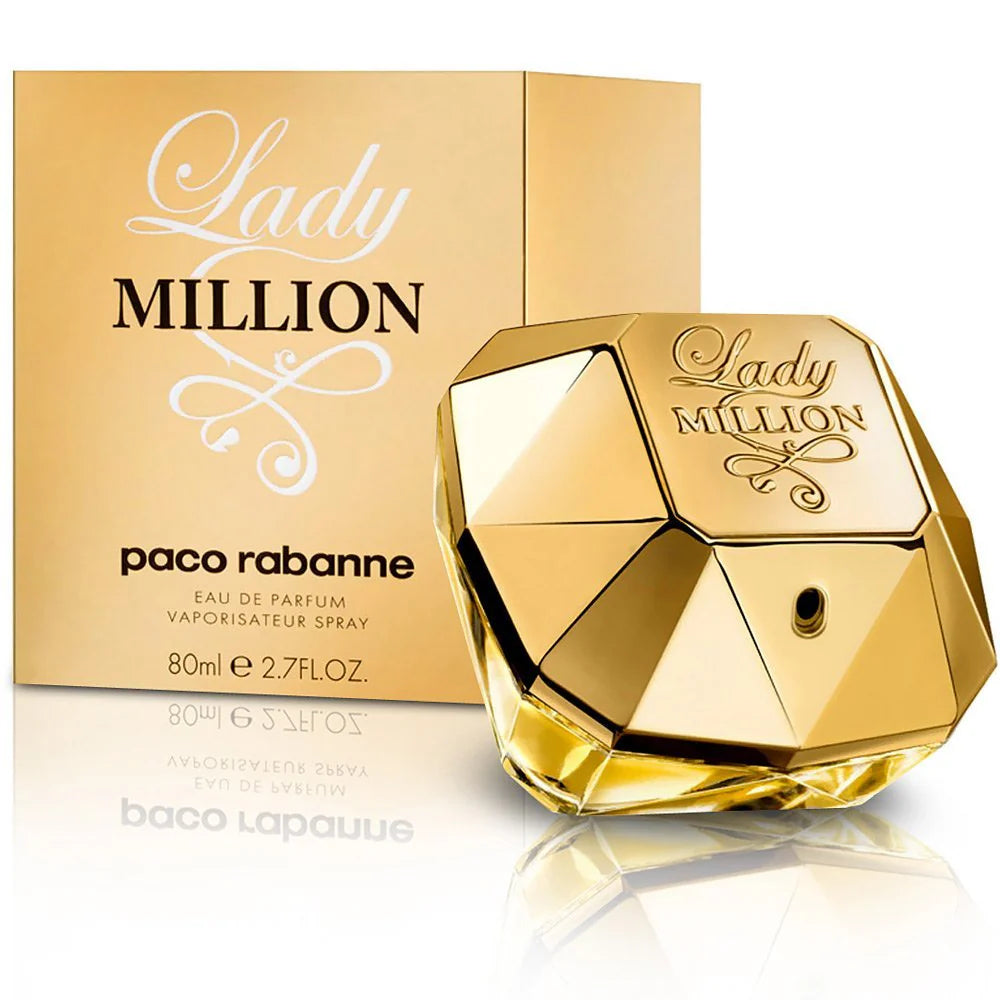 Paco Rabanne Lady Million Eau de Parfum 80 ml – Fragancia Femenina de Alta Presencia