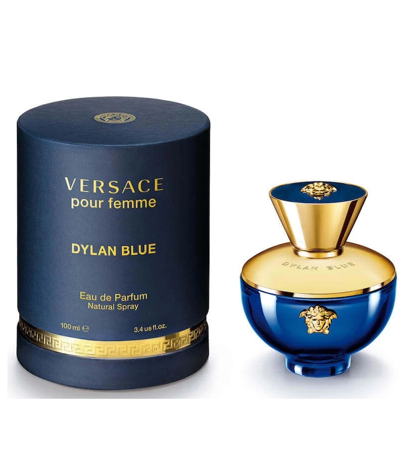 Versace Dylan Blue Pour Femme Eau de Parfum 100 ml – Fragancia Femenina de Alta Gama