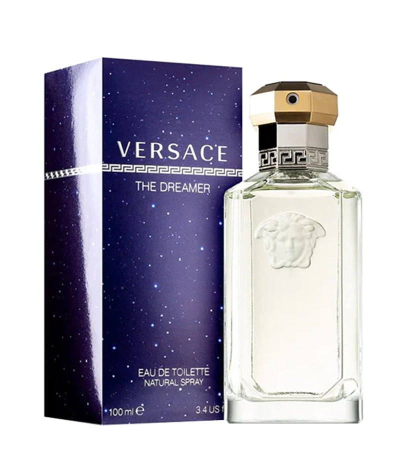 Versace The Dreamer Eau de Toilette 100 ml - Fragancia Masculina de Perfil Aromático Refinado