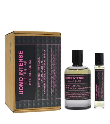Perfume Uomo Intense by Stallion 53 EDP para Caballero 100 ml + 10 ml Travel Spray