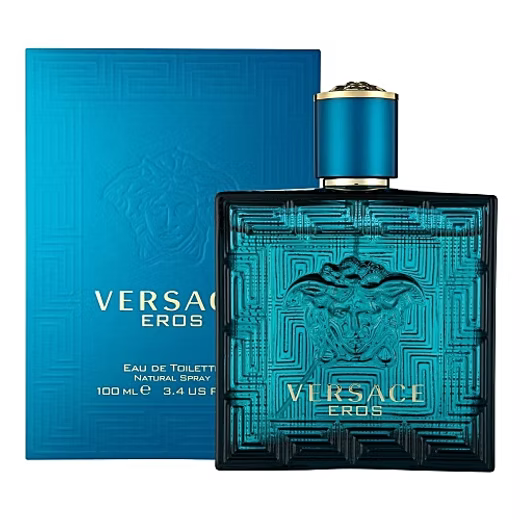 Versace Eros Eau de Toilette 100 ml – Fragancia Masculina de Alto Impacto
